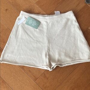 H&M Women's Cream Athletic Shorts